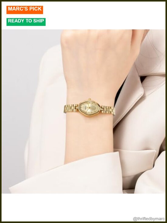 Dainty Vintage Watch Japanese Quartz Movement 3ATM Waterproof Stainless Steel main image 2